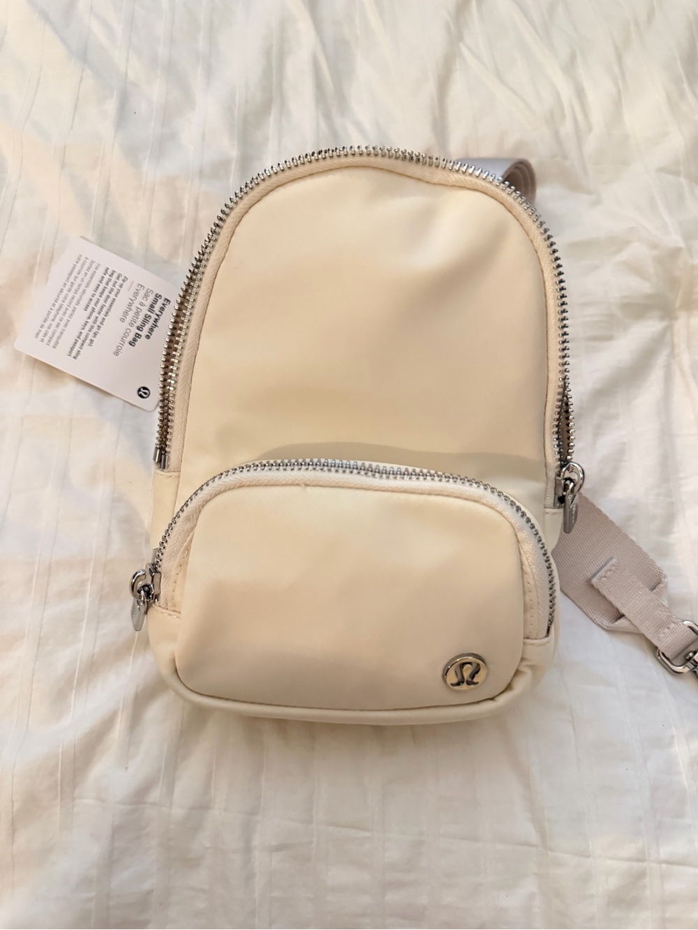 lululemon athletica Cream Mini Sling Backpack